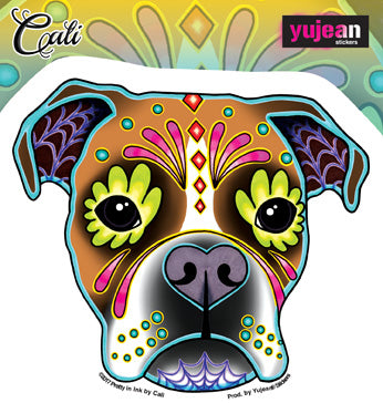 Cali Boxer Sticker