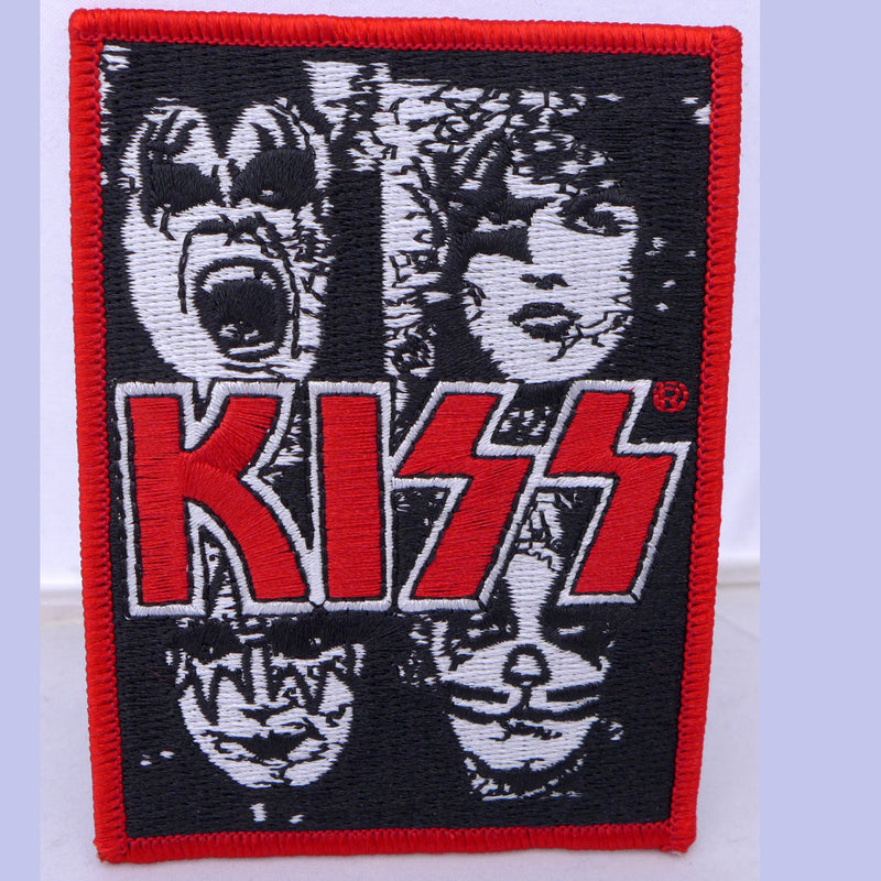 Kiss Faces Rectangle Patch