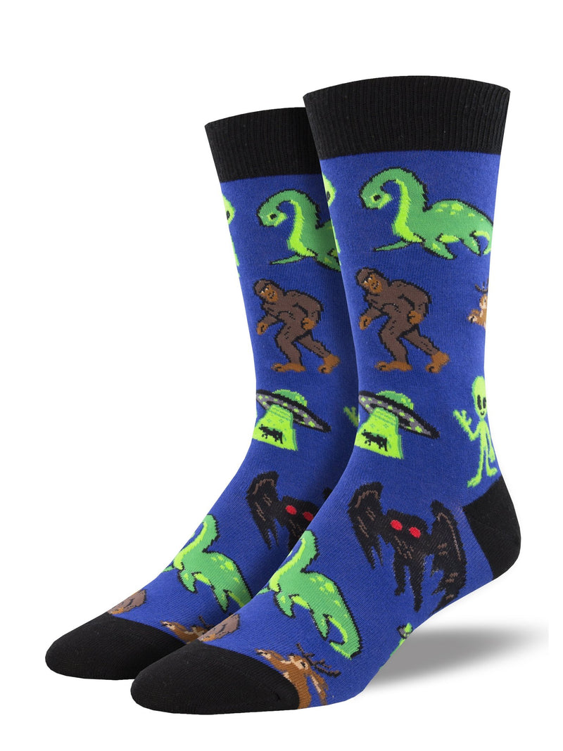 Cryptids Blue Men's Socks