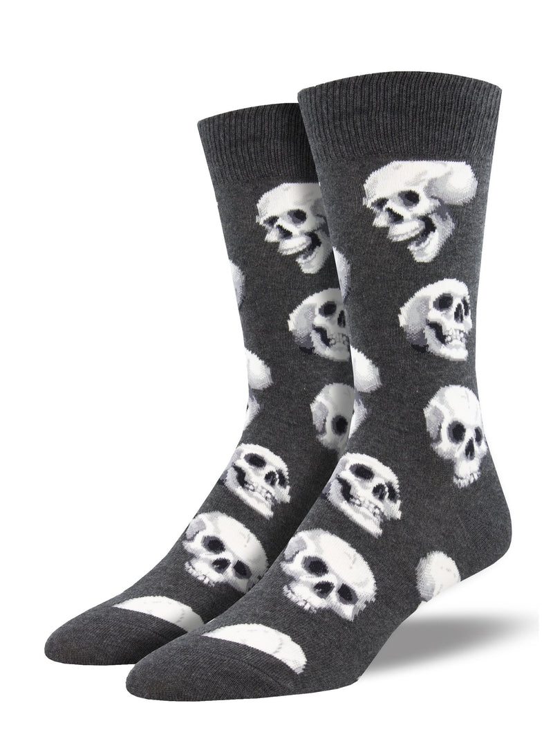Sacred Skulls Charcoal Heather Men's Socks
