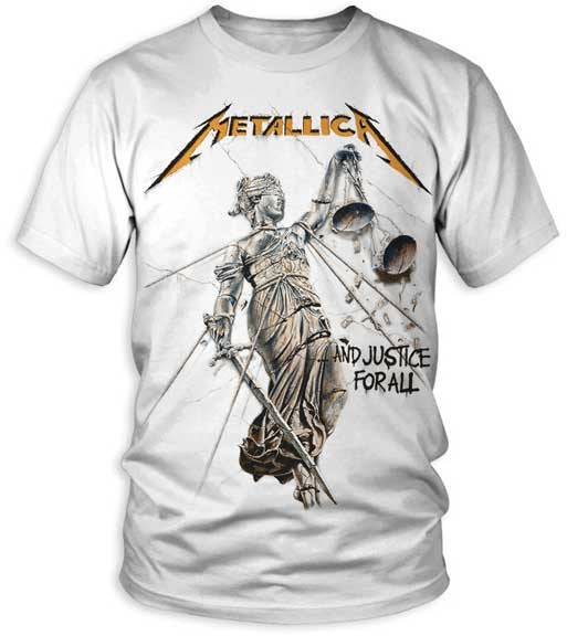 White metallica shirt cheap