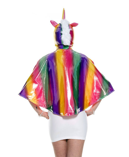 Metallic Rainbow Unicorn Cape