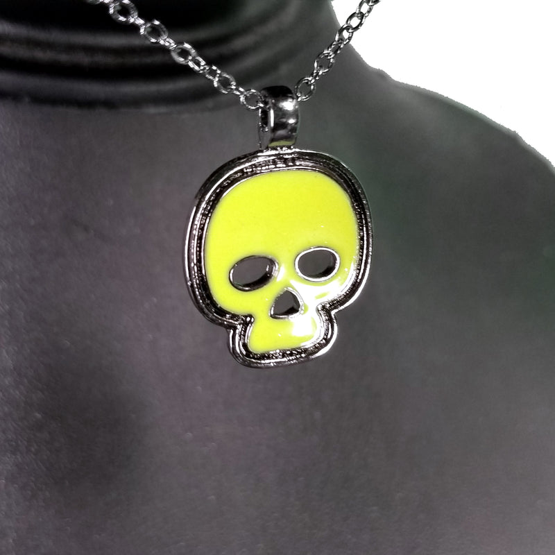 Neon Skull Necklace