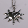 Heart with Spikes Necklace