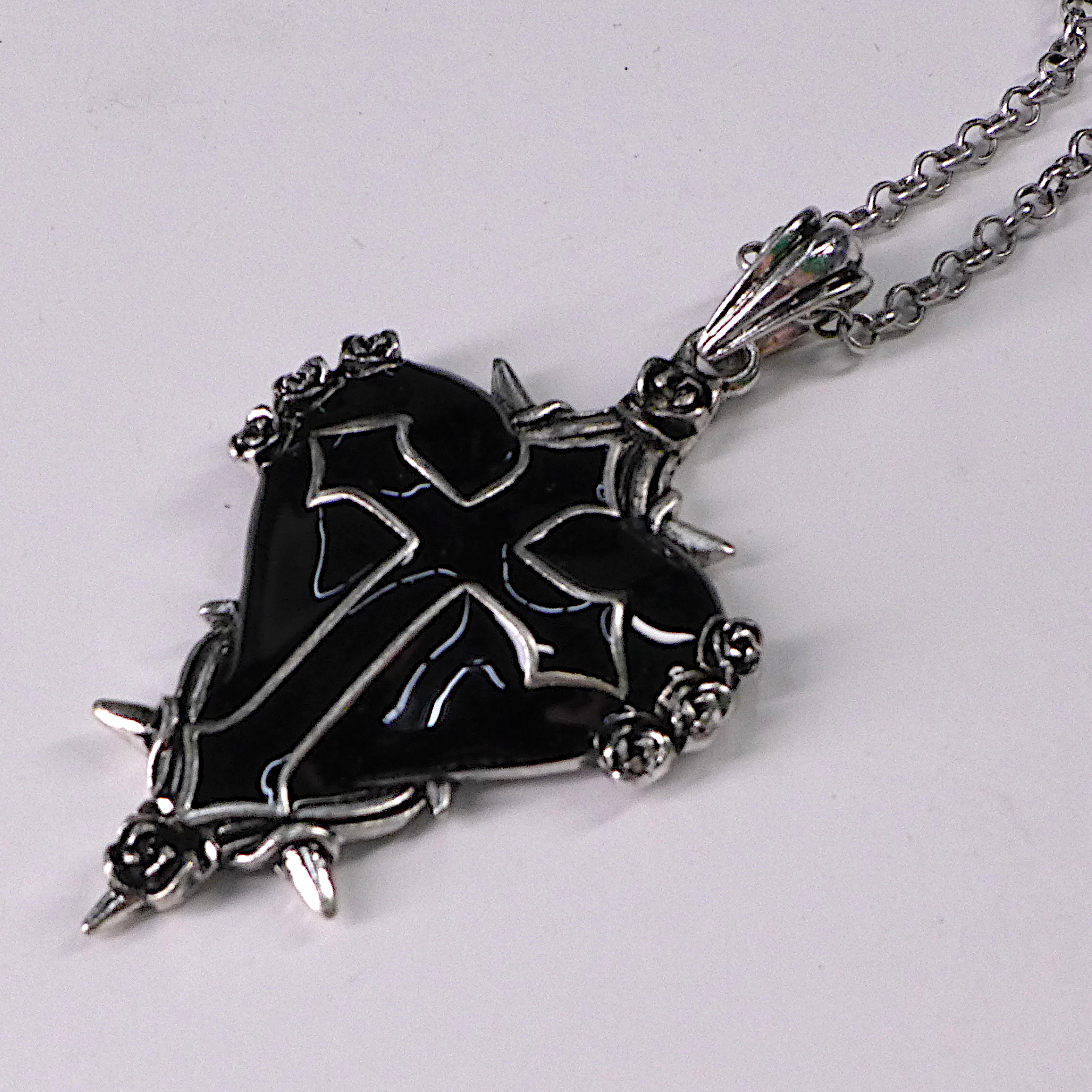【BLACKPURPLE】Heart Basic Chain Necklace Man il_1080xN.4926086600_cs1y.jpg