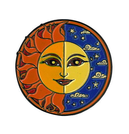 Dan Morris Sun/Moon Enamel Pin
