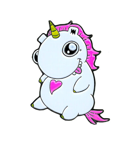 Chubby Unicorn Enamel Pin