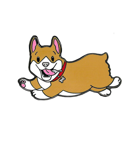 Corgi Enamel Pin