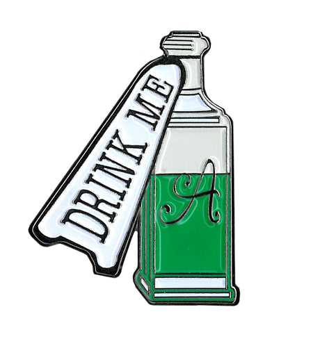 Alice Drink Me Enamel Pin