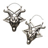 Baphomet Plug Hoops