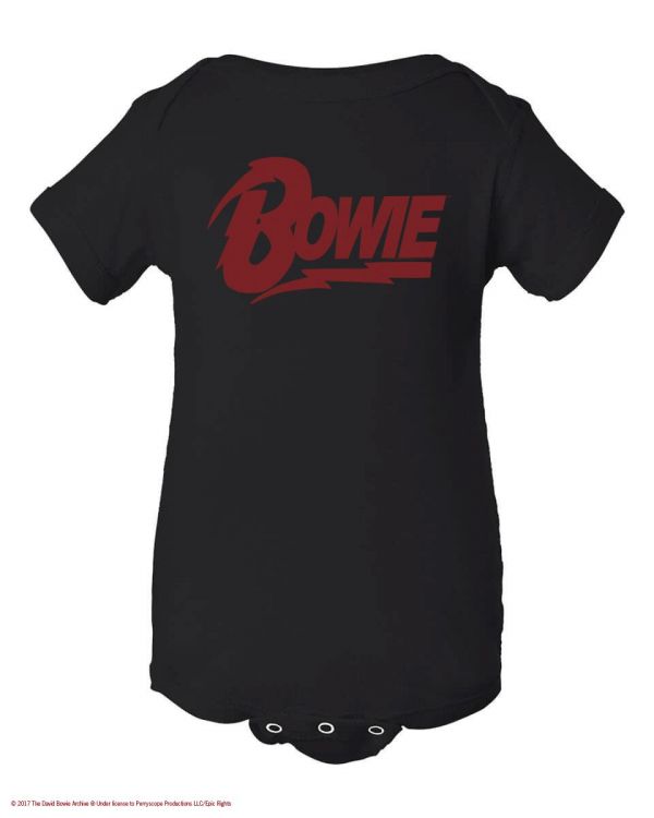 Bowie Red Logo on Black 1Z