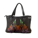 Rainbow Flames Tote