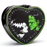 Bride and Frankenstein Heart Shaped Mini Backpack