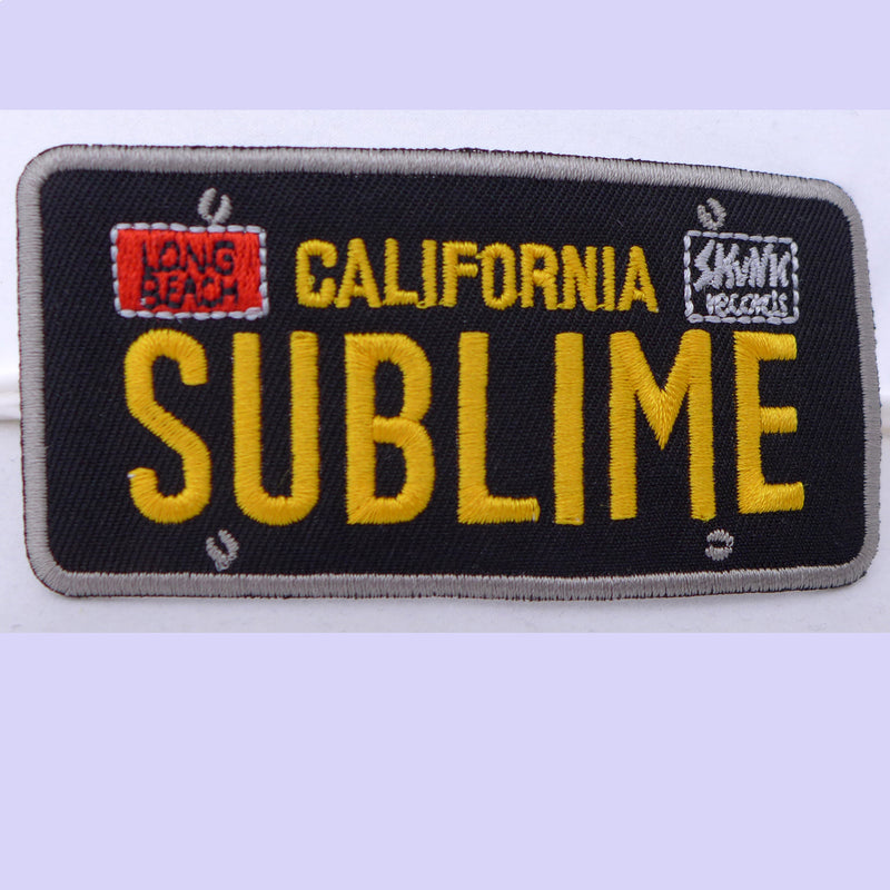 Sublime License Plate Patch