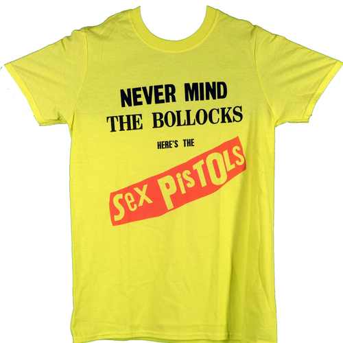 Sex Pistols Never Mind The Bollocks Yellow T
