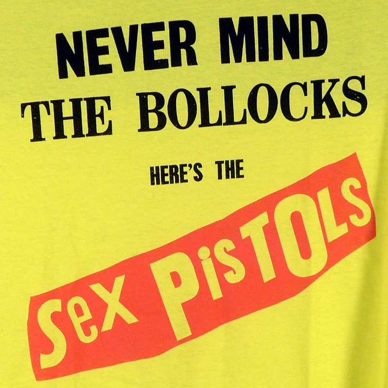 Sex Pistols Never Mind The Bollocks Yellow T