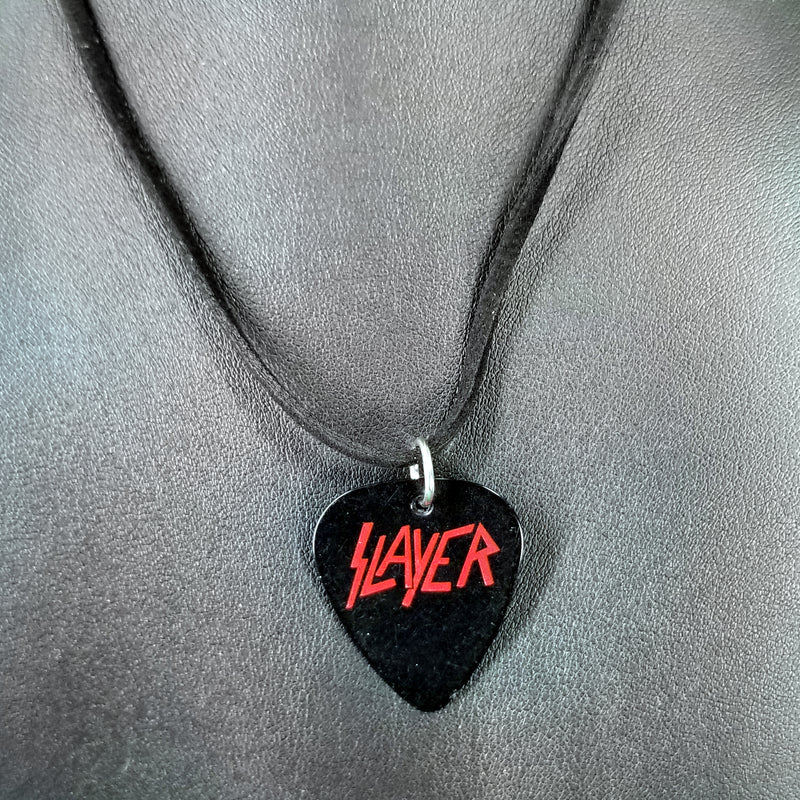 Slayer Guitar Pick Necklace