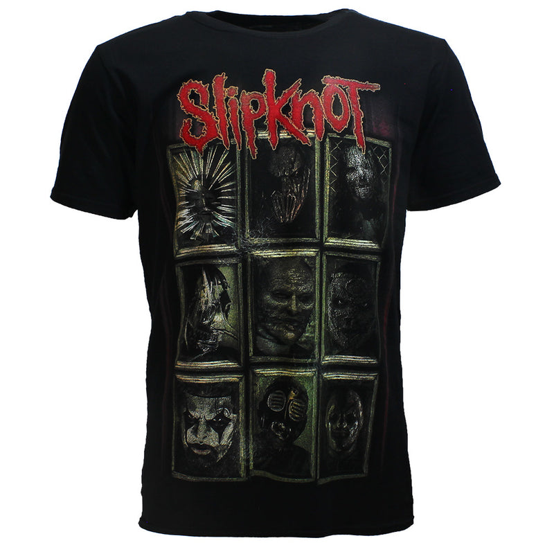 Slipknot New Masks Grid T-Shirt