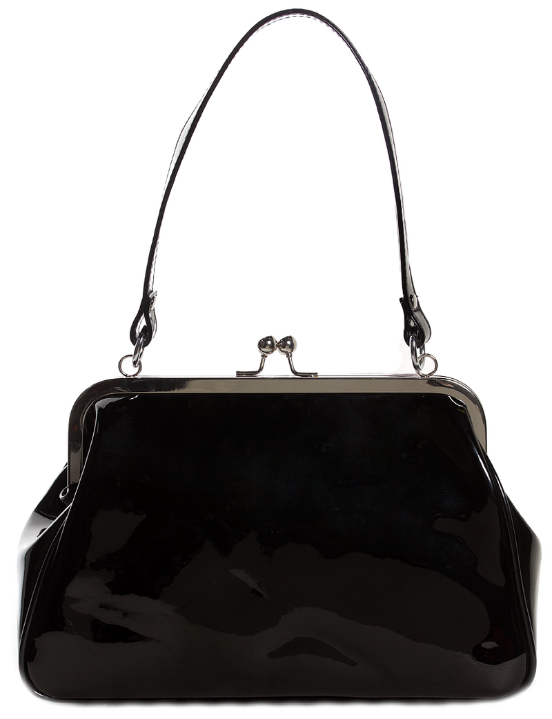 Batty Pinstripe Purse Pink