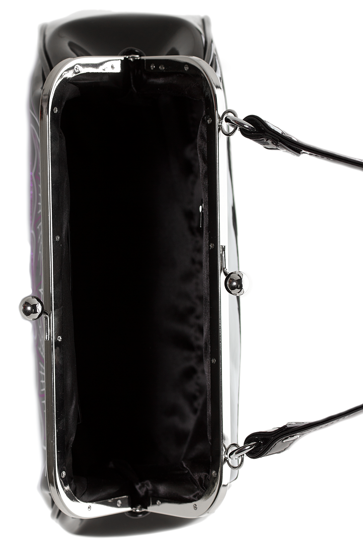Batty Pinstripe Purse Pink