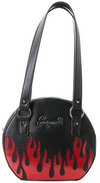 Up in Flames Round Purse