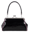 Webbed Widow Purse Black/Pink