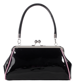 Webbed Widow Purse Black/Pink