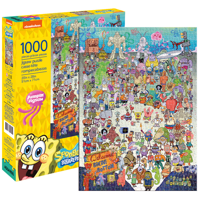 Spongebob Cast 1000 pc Puzzle