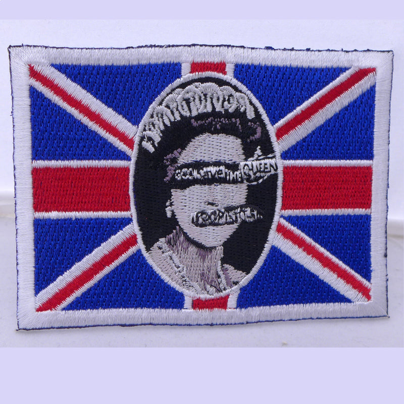 Sex Pistols Queen Flag Patch