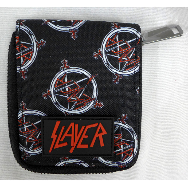 Slayer Pentagram Bifold Zip Wallet