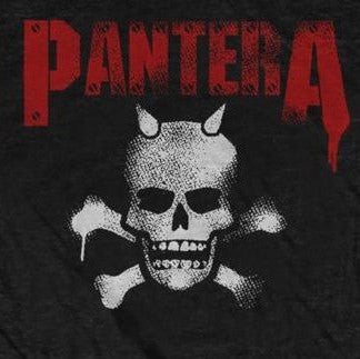 Pantera Horned Skull Stencil