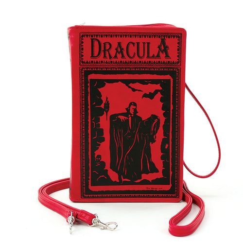 Dracula Red Book Crossbody Purse