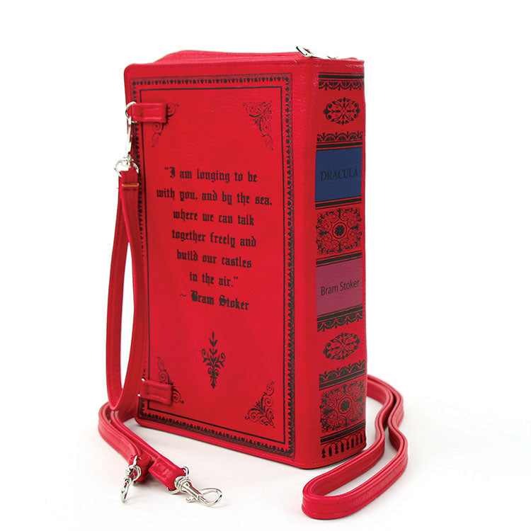 Dracula Red Book Crossbody Purse