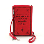Dracula Red Book Crossbody Purse
