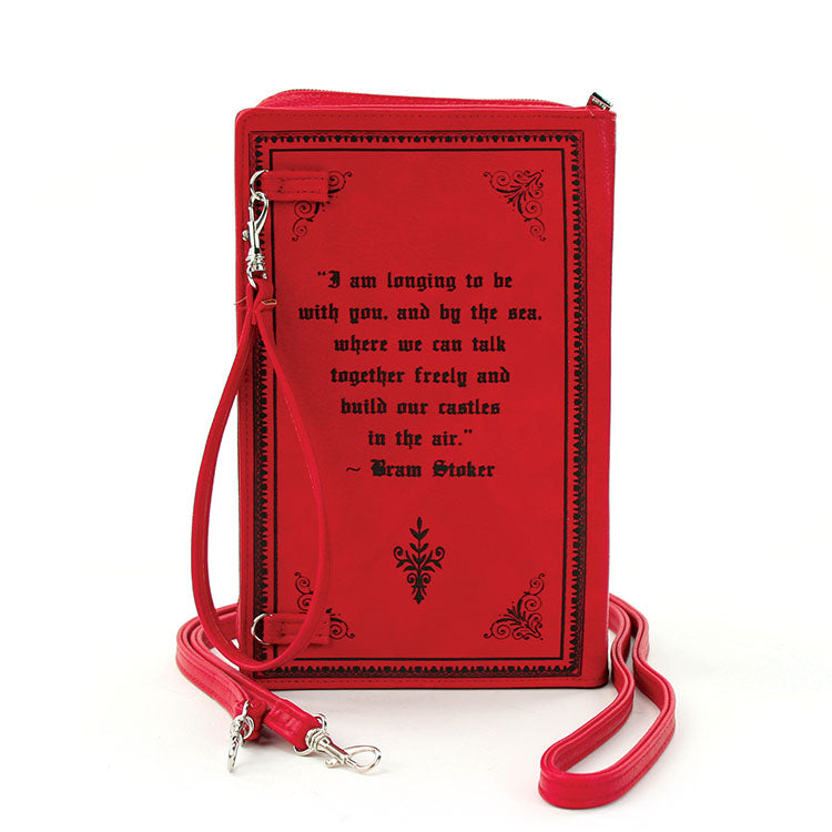 Dracula Red Book Crossbody Purse