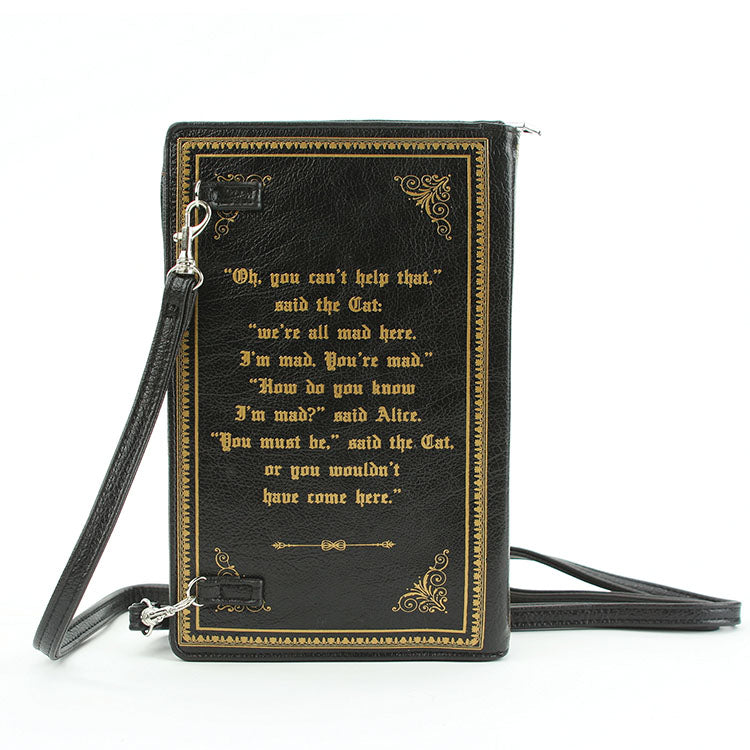 Alice in Wonderland Book Clutch
