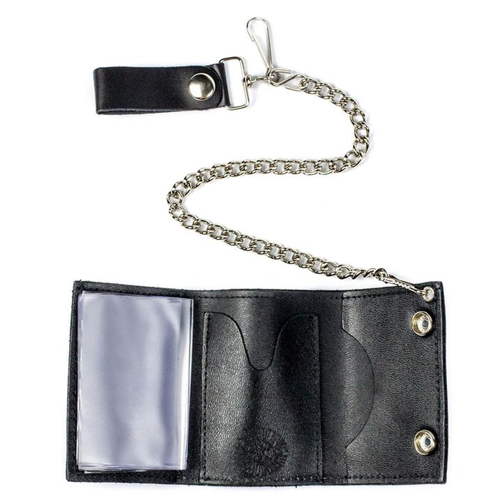 Guadalupe Black and Silver Wallet