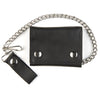 Oil Tanned Black Wallet with Storage