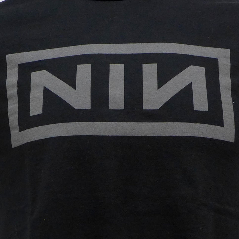 NIN Grey Logo on Black