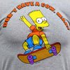 Simpsons Bart Have a Cow Grey