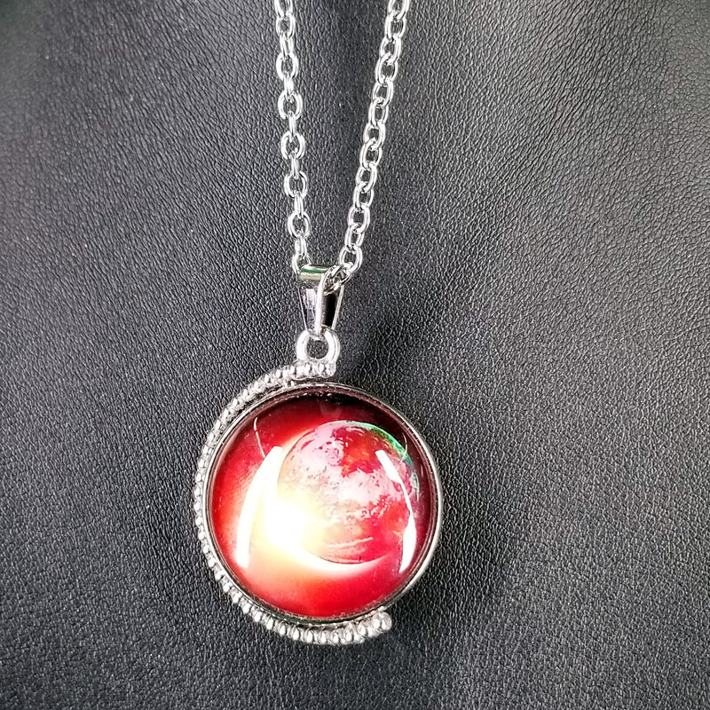 Universe Spinning Pendant Necklace