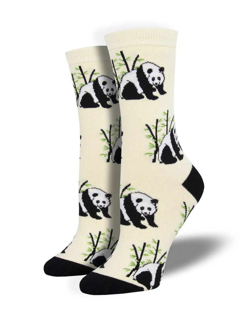 Panda Bear Ivory Women's Socks
