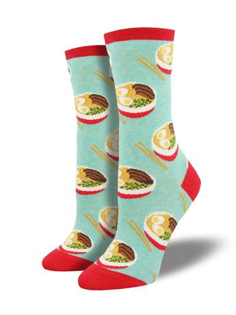 Use Your Noodle Mint Women's Socks