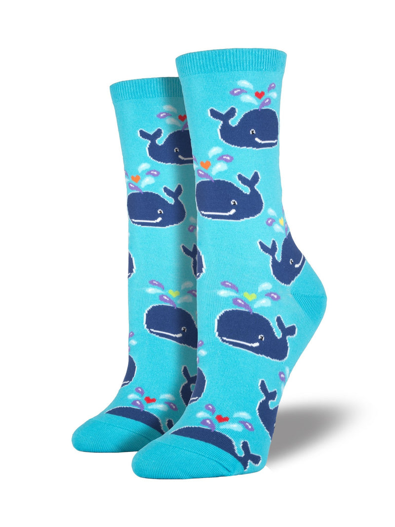 Whale Bermuda Blue Women's Socks