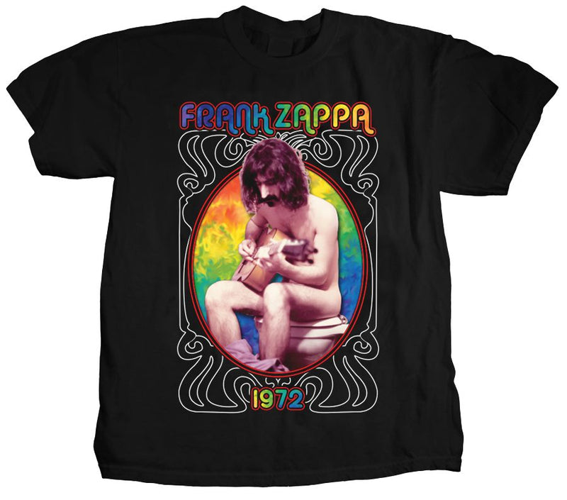 Zappa 1972 on Toilet T-Shirt